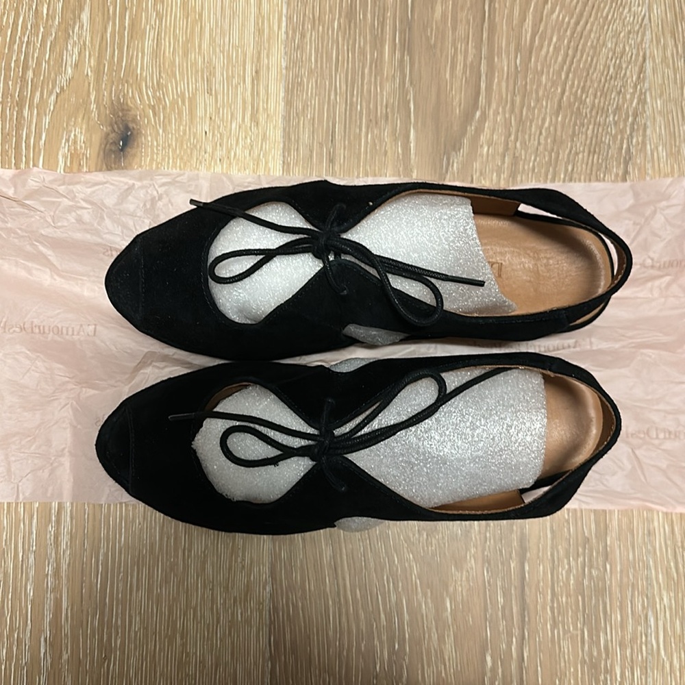 Women's L'Amour Des Pieds Brettany Black Suede